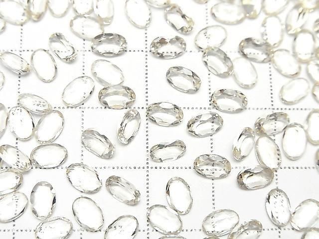 [Video]High Quality Scapolite Loose stone Oval Faceted 6x4mm 5pcs