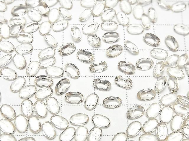[Video]High Quality Scapolite Loose stone Oval Faceted 6x4mm 5pcs