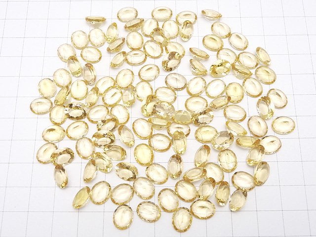 [Video]High Quality Scapolite Loose stone Oval Faceted 10x8mm 1pc