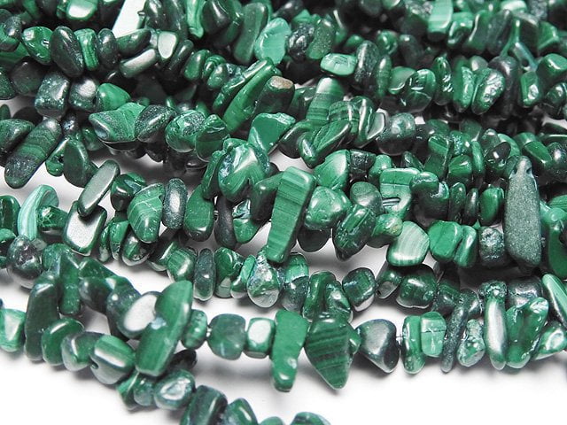 Chips, Malachite, Nugget Gemstone Beads