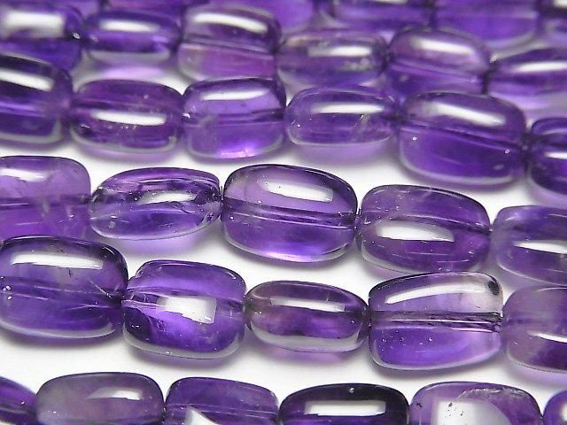 [Video] Amethyst AA++ Rectangle Half or 1-Strand Beads (approx. 15 inches/38 cm)