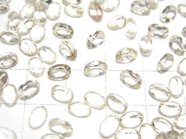 [Video]High Quality Golden Labradorite AAA Loose stone Oval Faceted 6x4mm 5pcs