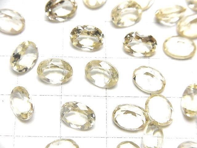 [Video]High Quality Golden Labradorite AAA Loose stone Oval Faceted 8x6mm 3pcs