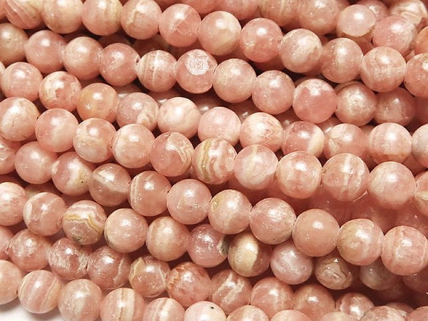 Rhodochrosite Gemstone Beads