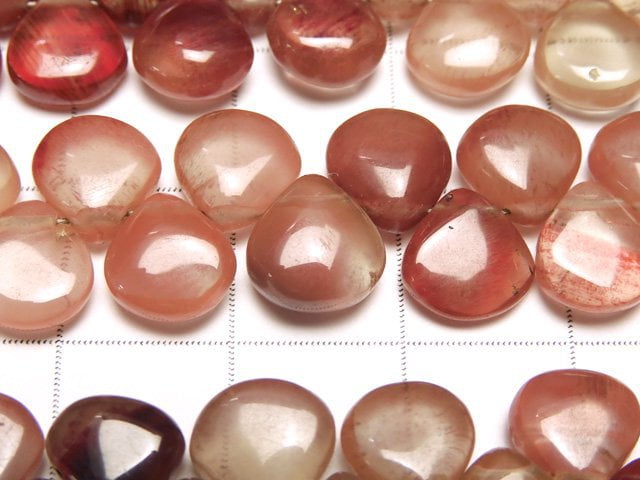 [Video] High Quality Andesine AAA- Chestnut (Smooth) 1strand beads (aprx.7inch / 18cm)