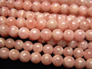 Rhodochrosite, Round Gemstone Beads