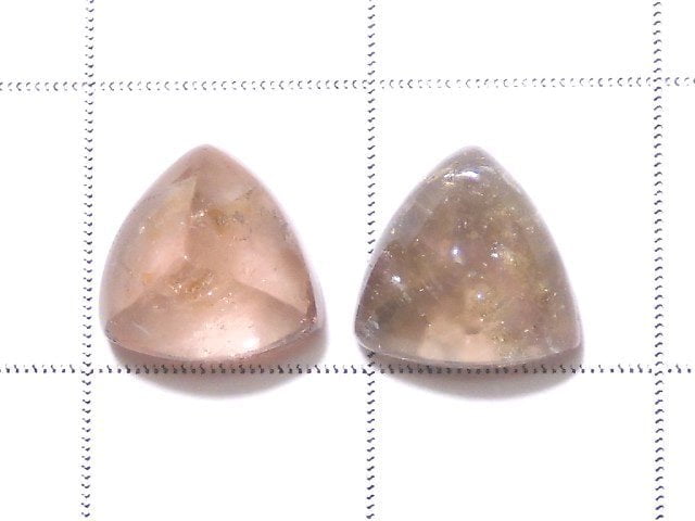 [Video] [One of a kind] High Quality Tourmaline AAA Loose stone Sugarloaf Cut 2pcs set NO.256