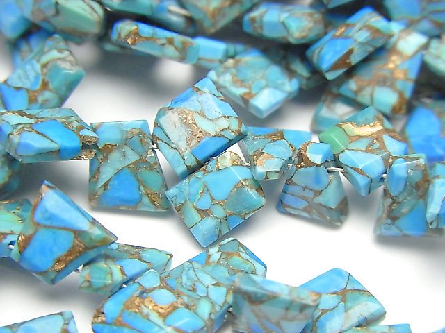Copper Turquoise & Amazonite, Other Shape Gemstone Beads