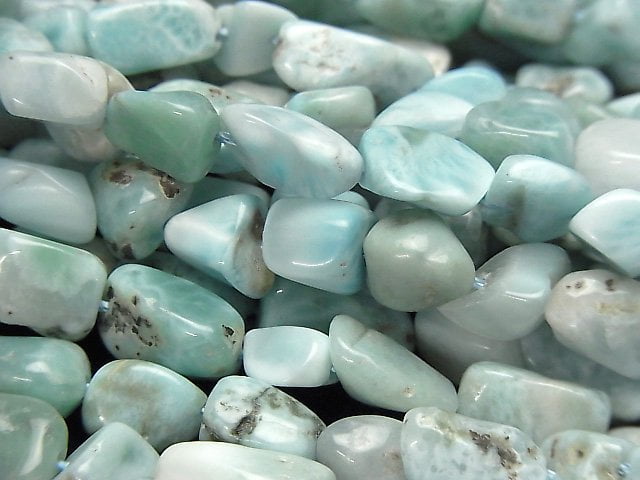 Larimar, Nugget Gemstone Beads