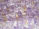 Amethyst x Citrine  Chips (Small Nugget ) 1strand beads (aprx.15inch/37cm)