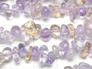 Amethyst x Citrine  Chips (Small Nugget ) 1strand beads (aprx.15inch/37cm)