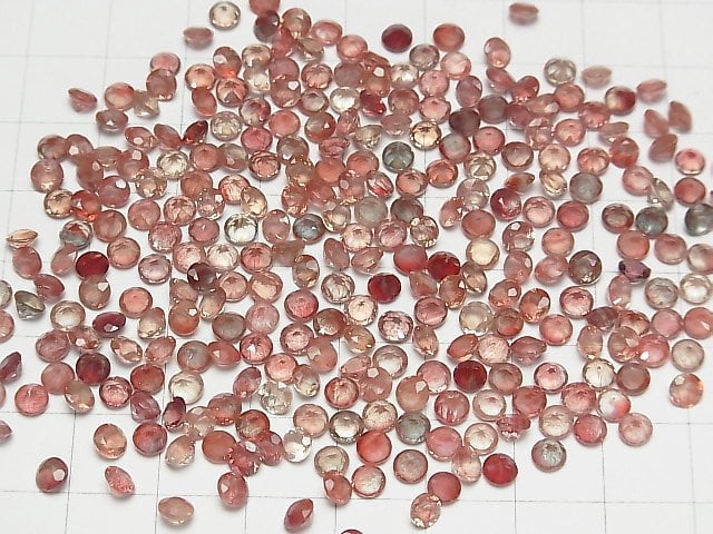 [Video] High Quality Andesine AAA Loose stone Round Faceted 4x4mm 5pcs