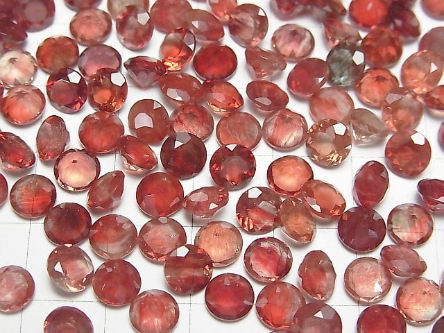 [Video] High Quality Andesine AAA+ Loose stone Round Faceted 6x6mm 5pcs