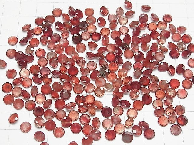 [Video] High Quality Andesine AAA+ Loose stone Round Faceted 6x6mm 5pcs