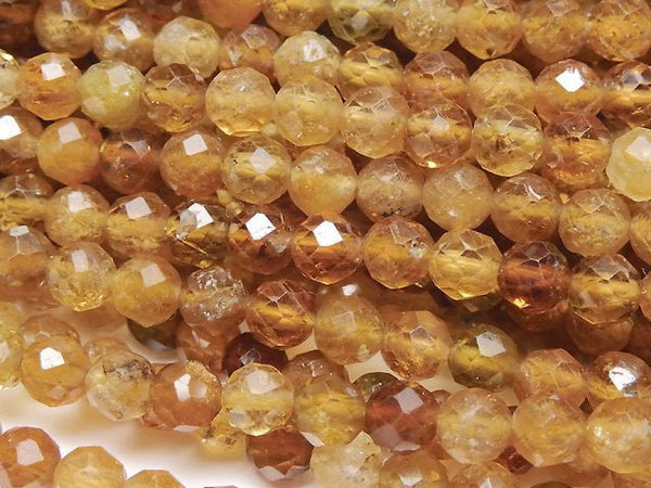 Faceted Round, Tourmaline Gemstone Beads