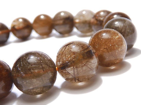 Accessories, Bracelet, One of a kind, Round, Rutilated Quartz One of a kind