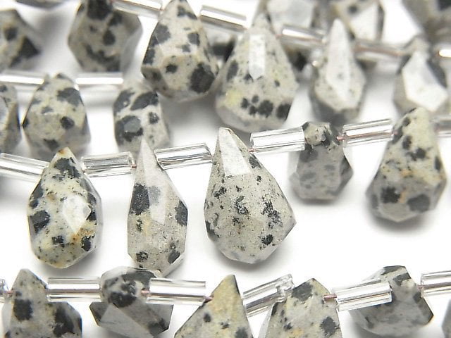 Drop, Faceted Briolette, Jasper Gemstone Beads
