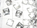 [Video] High Quality White Topaz AAA Loose stone Square Faceted 6x6mm 5pcs