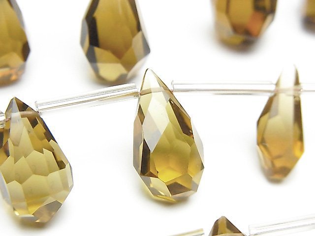 Drop, Faceted Briolette, Other Quartz Gemstone Beads