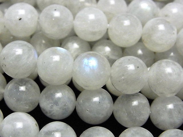 Rainbow Moonstone, Round Gemstone Beads