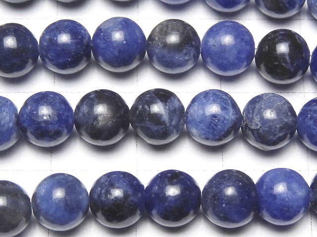 [Video] Sodalite AA++ Round 6.5mm 1-strand beads (approx. 14 inches/35 cm)
