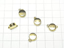 [Video] Metal Jump Ring with Magnetic Clasp, 14x9mm, Gold, 2 Pairs