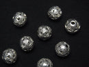[Video] Metal Parts Design Round 8mm Silver Color 10pcs