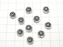 [Video] Metal Parts Design Round 8mm Silver Color 10pcs