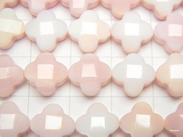 [Video] Queen Conch Shell AAA Flower (Faceted) 10x10x5mm half or 1strand beads (aprx.15inch / 38cm)