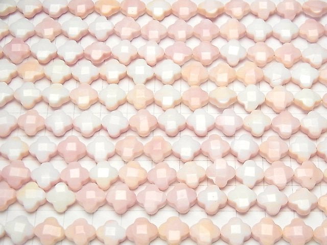 [Video] Queen Conch Shell AAA Flower (Faceted) 10x10x5mm half or 1strand beads (aprx.15inch / 38cm)