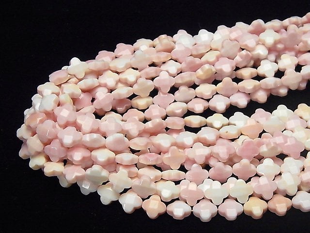 [Video] Queen Conch Shell AAA Flower (Faceted) 10x10x5mm half or 1strand beads (aprx.15inch / 38cm)