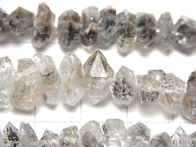 [Video] Pakistan Double Point Crystal half or 1strand beads (aprx.15inch / 38cm)