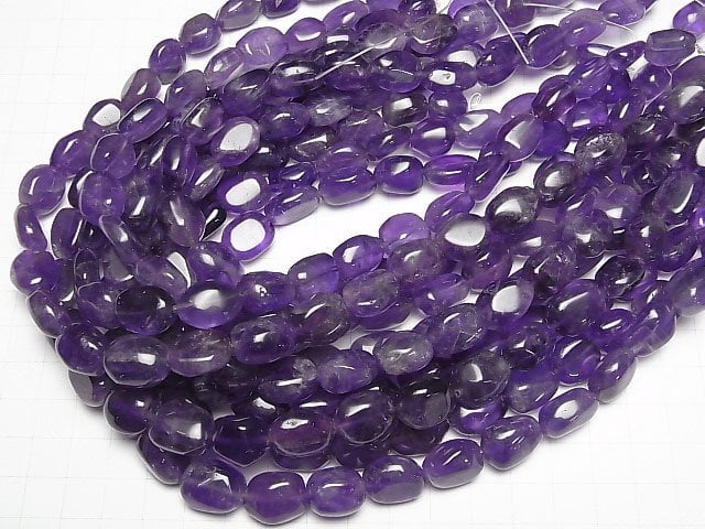 [Video]Amethyst AA Nugget 1strand beads (aprx.15inch/36cm)