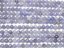 [Video] High Quality! Tanzanite AA++ Faceted Round 5mm half or 1strand beads (aprx.15inch / 36cm)