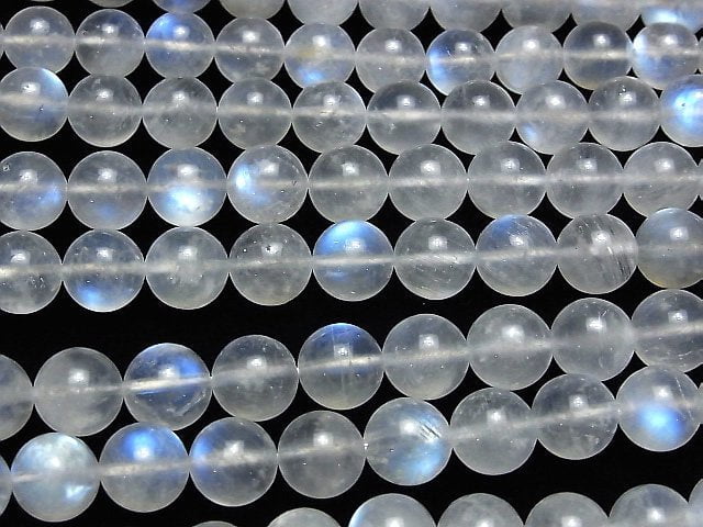 [Video] Sri Lanka Royal Blue Moonstone AA++ Round 11mm 1/4 or 1strand beads (aprx.15inch / 38cm)