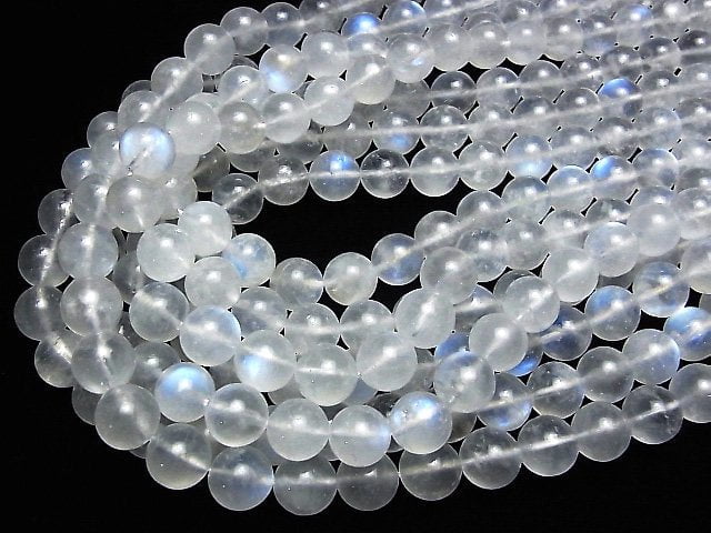 [Video] Sri Lanka Royal Blue Moonstone AA++ Round 11mm 1/4 or 1strand beads (aprx.15inch / 38cm)