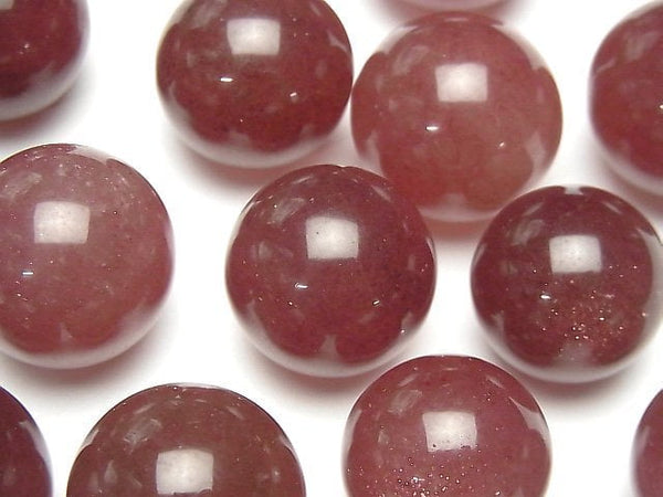 [Video] African Red Aventurine AAA- Sphere, Round 20mm 1pc