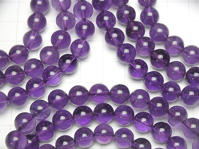 [Video] High Quality Amethyst AAA- Round 8mm Bracelet