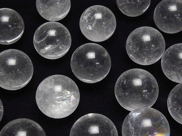 [Video] Himalayan Ice Quartz AA++ Sphere, Round 23mm-26mm 1pc
