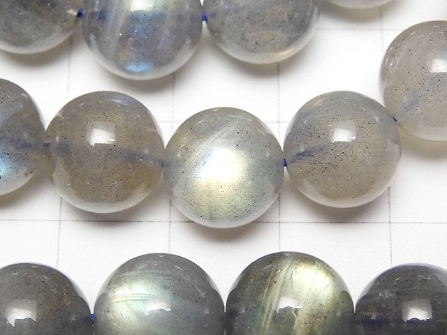 [Video] Labradorite AA++ Round 11mm Bracelet