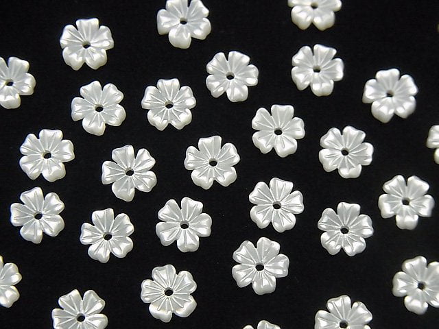 Flower, Mother of Pearl (Shell Beads) Pearl & Shell Beads