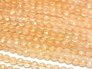 [Video] High Quality! Light Color Citrine AAA - Semi-Faceted Round 3mm 1-Strand Beads (approx. 15inch/36cm)