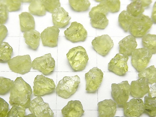 Peridot Undrilled Small Size Rough Rock Nugget (Chips) 100g $5.79-!