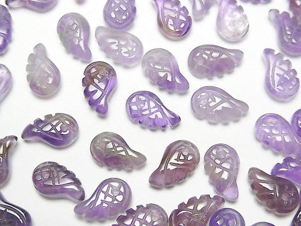 Amethyst, Angel Wing Gemstone Beads