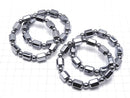 [Video] Terahertz 6Faceted Tube 13x10mm & Round 6.5mm Bracelet