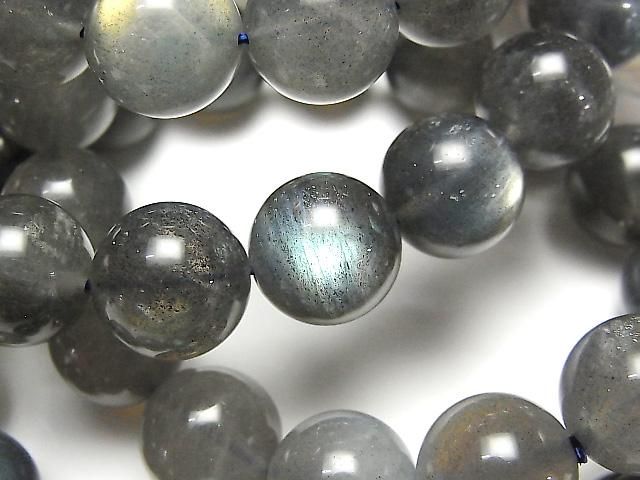 [Video] Labradorite AAA - Round 11mm-12mm Bracelet