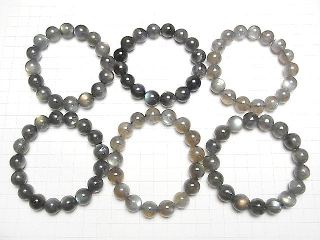 [Video]Labradorite AAA-Round 12mm Bracelet