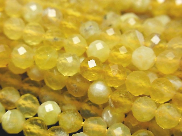 Faceted Round, Opal Gemstone Beads
