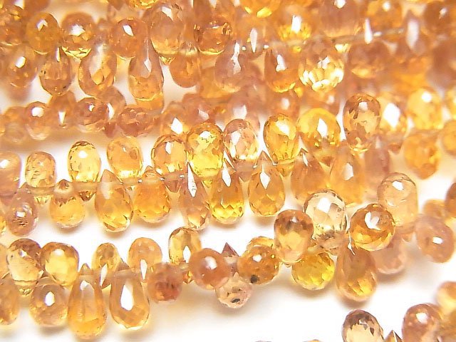 Drop, Faceted Briolette, Sapphire Gemstone Beads