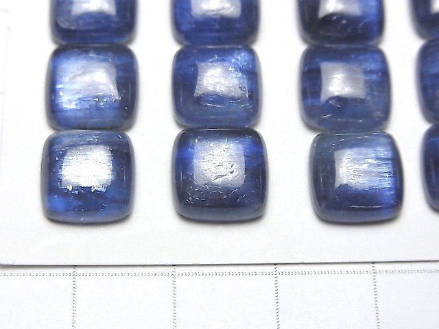 [Video] Kyanite AAA- Square Cabochon 10x10mm 2pcs